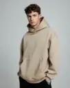 Beigh Oversize Hoodie