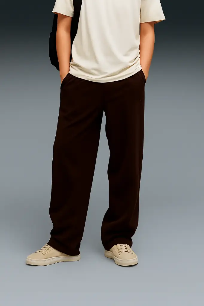 Brown Baggy Joggers