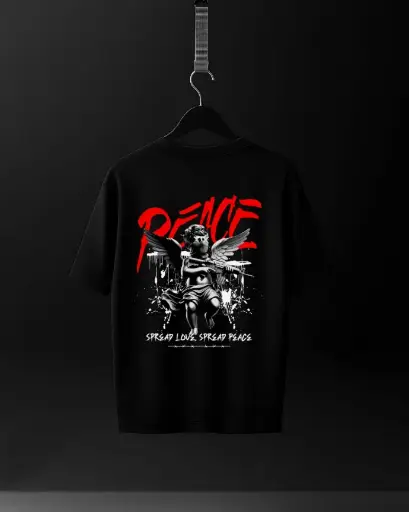 PEACE ANGEL OVERSIZE TEE